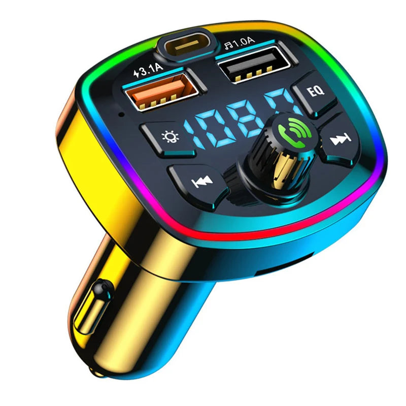 Bluetooth FM Transmitter with Dual USB Charger