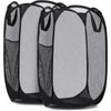 Collapsible Mesh Laundry Basket with Handles