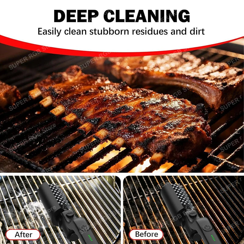 Cordless Electric Grill Cleaning Brush