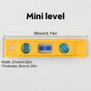 Mini Keychain Bubble Level with Magnetic Base