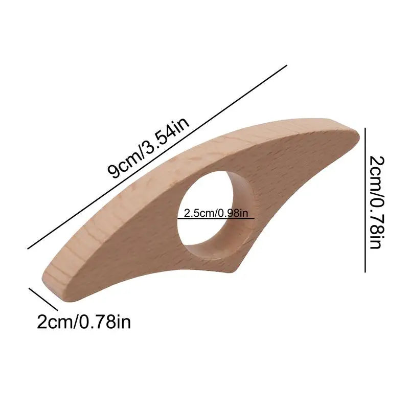 Sujeta Páginas de Libro Ergonómico de Madera