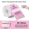 Self-Adhesive Thermal Label Rolls for Mini Printers