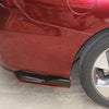 Universal Car Rear Bumper Splitters with Carbon Fiber Finish