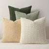Modern Corduroy Cushion Covers with Hidden Zipper