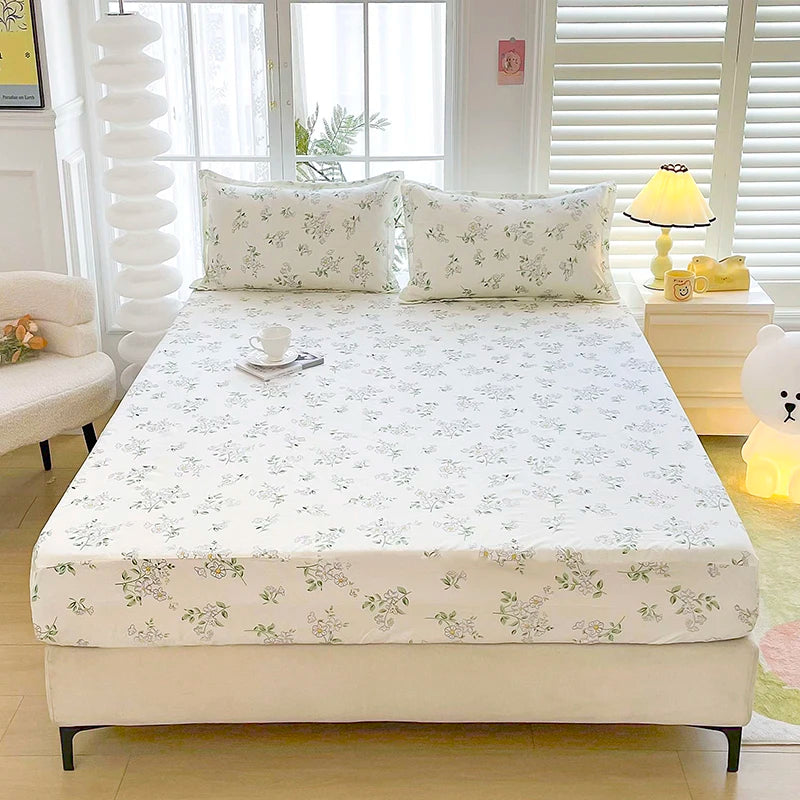 Zebra Print Fitted Bed Sheet with Elastic Edge