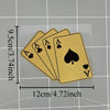 Poker Card Vinyl Decal for Motorcycles & Cars