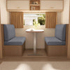 Stretchable RV Dinette Cushion Cover Set - 2 Piece Bench & Backrest Protector