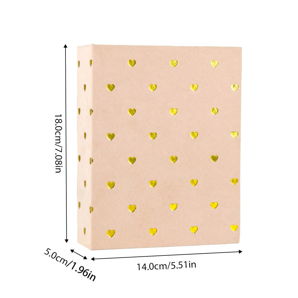 Fabric-Covered Photo Album with 100 Slots for Cherished Memories