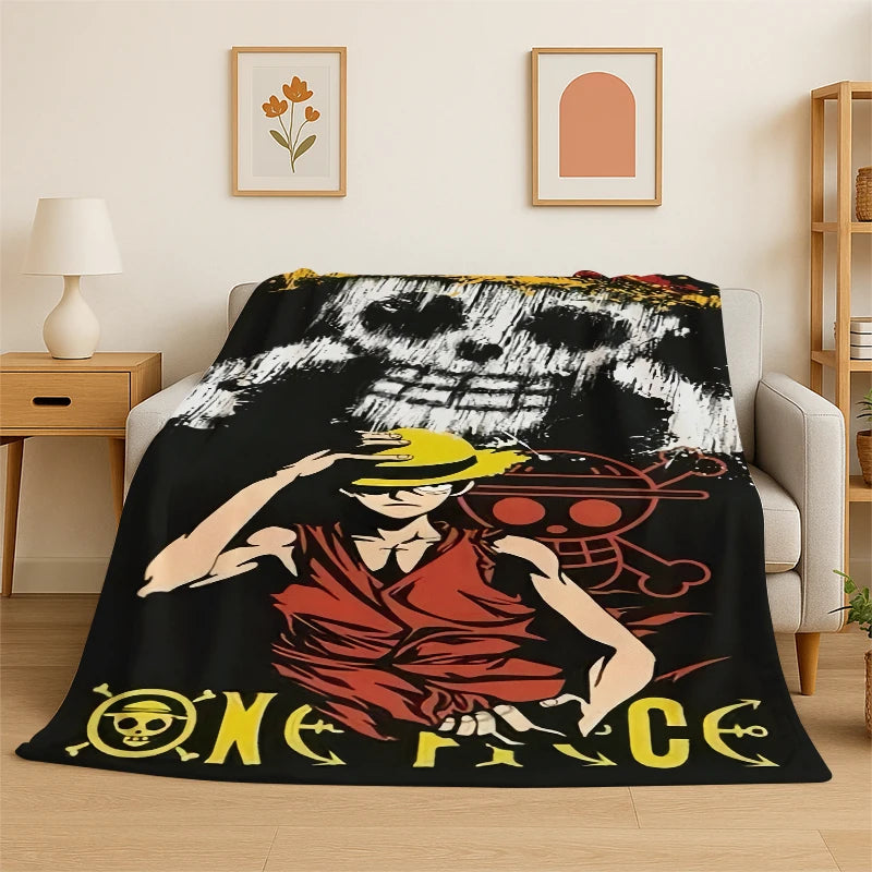 Anime Zoro Flannel Throw Blanket