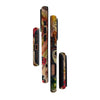 A vertical display of a Ladybug Swirl magnetic phone case with double-layer protection in various designs.