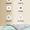 Summer Cooling Blanket with Breathable Polyester Fabric