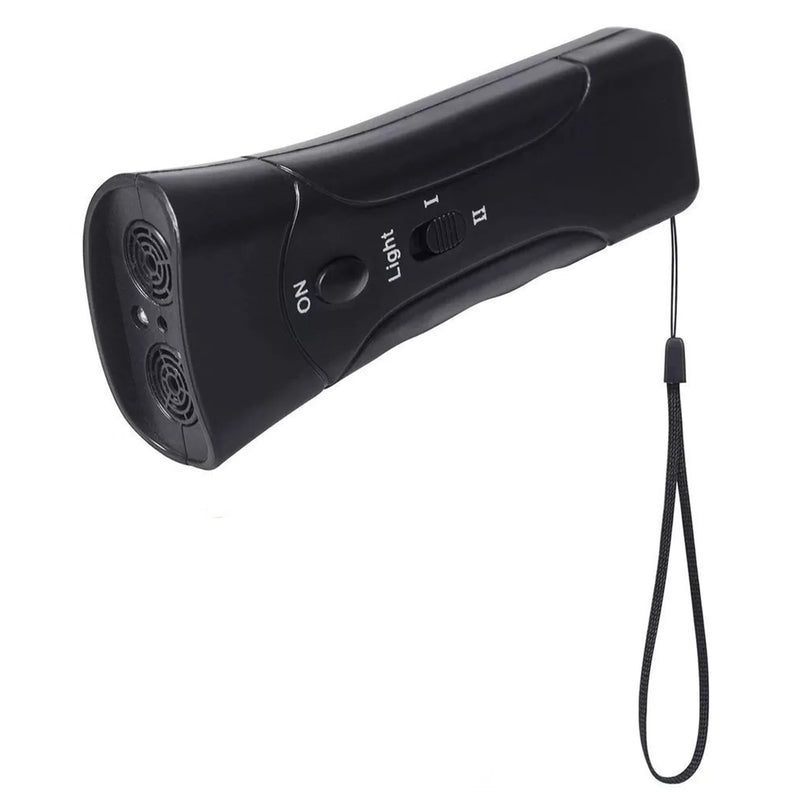 Ultrasonic Anti-Bark Trainer with LED Flashlight
