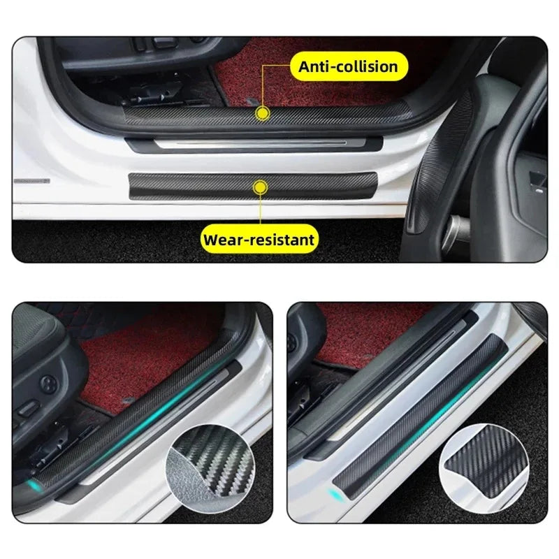 Nano Carbon Fiber Car Door Edge Protector Tape