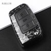Carbon Fiber Car Key Case Cover for VW, SEAT & Skoda