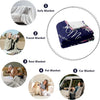 Soft Coral Fleece Throw Blanket – Lightweight & Cozy for All Seasons