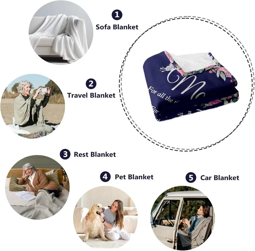 Soft Coral Fleece Throw Blanket – Lightweight & Cozy for All Seasons
