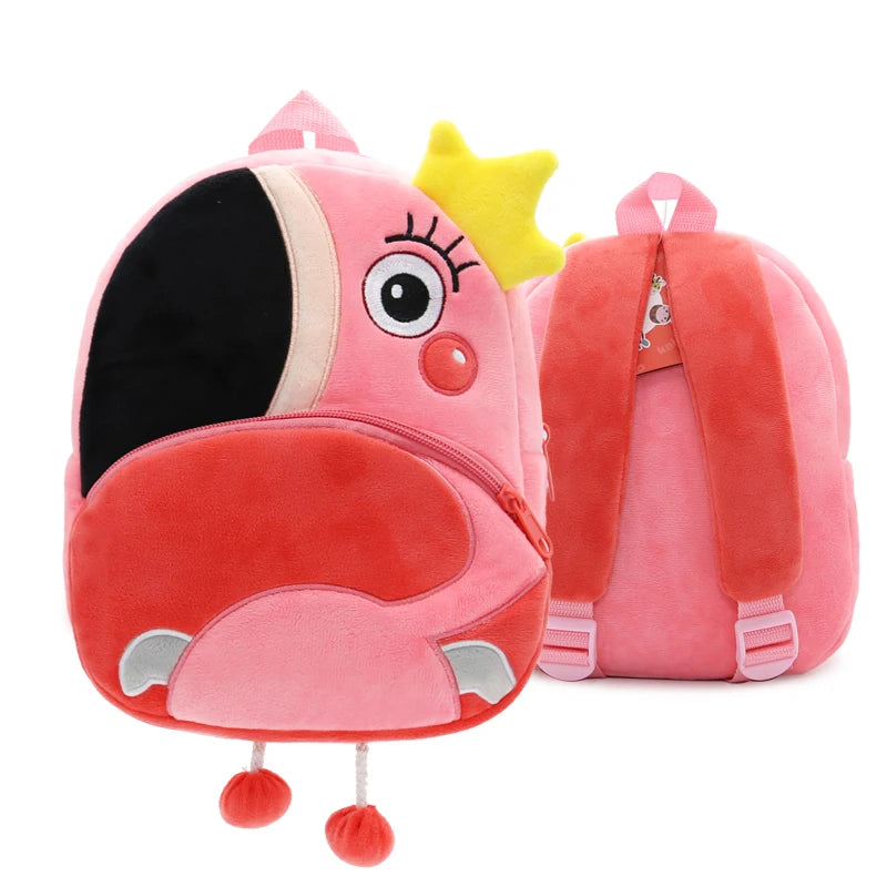 Adorable Animal Plush Backpack for Toddlers