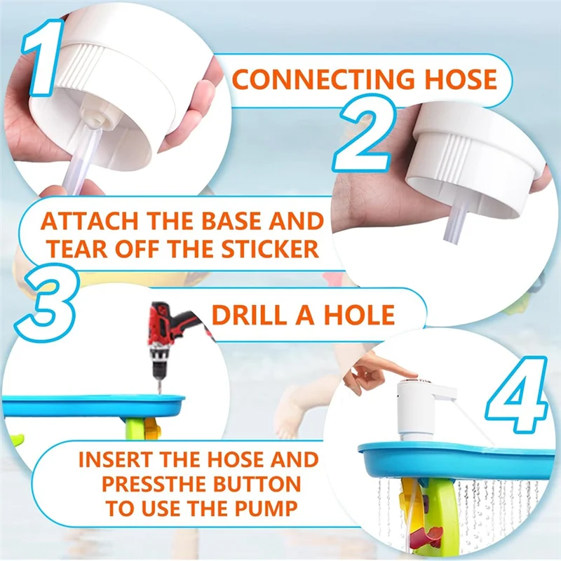 Cordless Water Table Pump for Kids