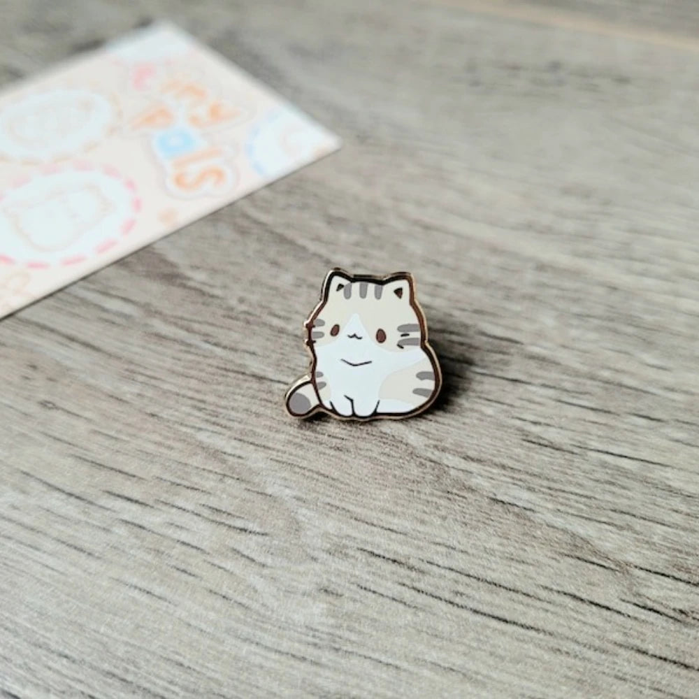 Adorable Cat Enamel Pins Set – Kawaii Kitten Brooches for Cat Lovers