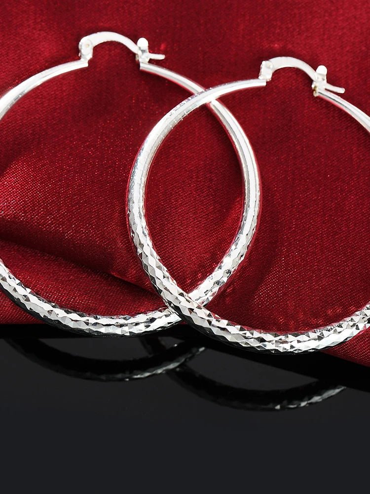 925 Sterling Silver Hoop Earrings