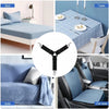 Adjustable Triangle Bed Sheet Clips with Elastic Straps (4-Pack)