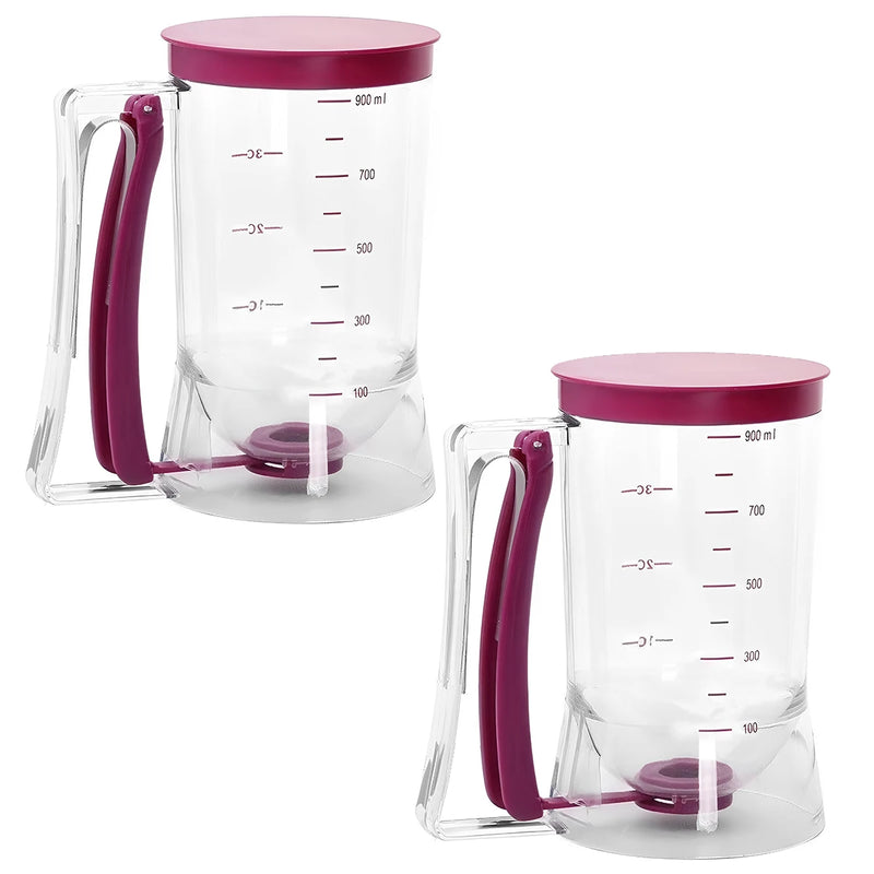 Handheld Batter Dispenser with Measuring Scale