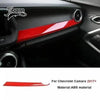 Red ABS material trim kit for Chevrolet Camaro interior and exterior