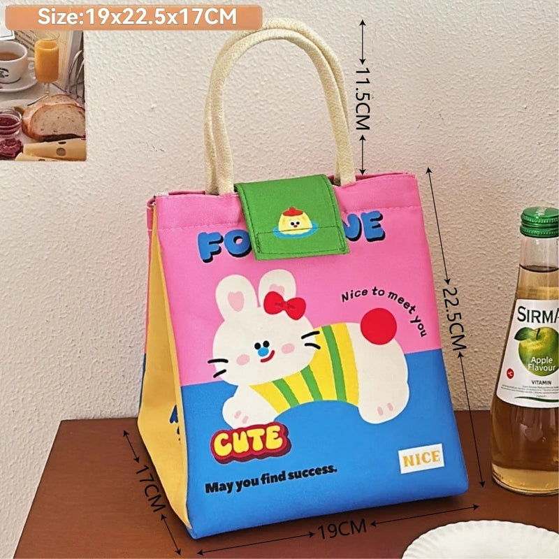 Isolierte Canvas-Lunchtasche