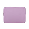 A purple universal laptop sleeve with a zipper closure.