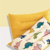 Reversible Baby Pillow with Cartoon Animal Patterns
