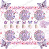 Watercolor Butterfly Party Tablecloth