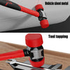 Ergonomic Double-Faced Rubber Mallet with Non-Slip Grip