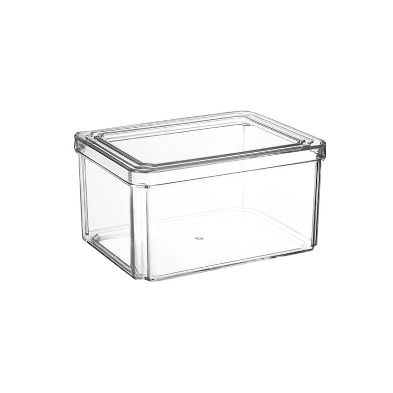 Staplerbarer transparenter Lebensmittelaufbewahrungsbehälter mit Deckel