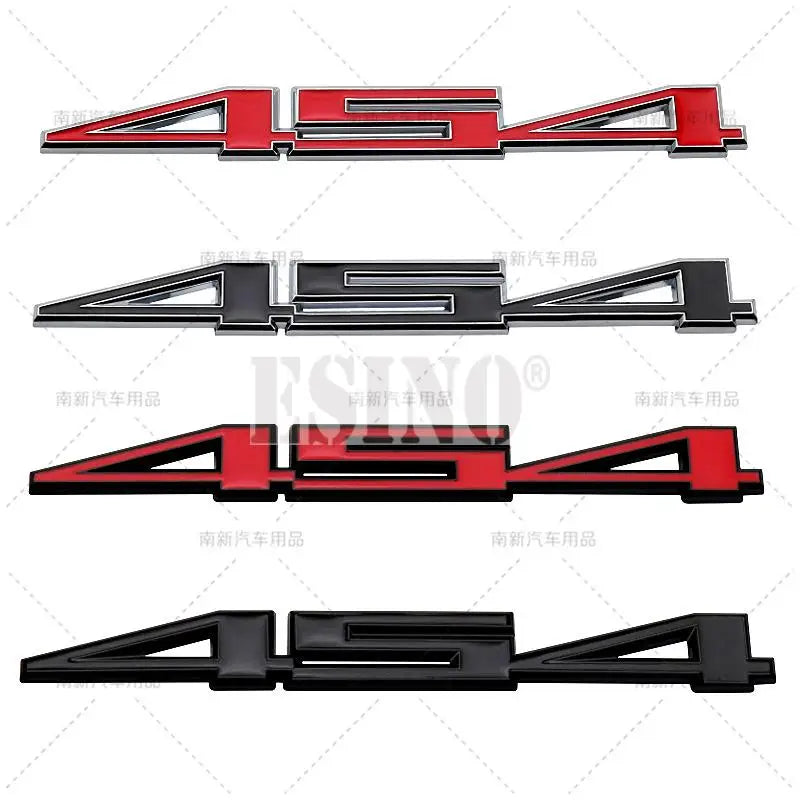 Four-digit emblem badge in black and red metal alloy for Chevrolet Camaro and Cruze