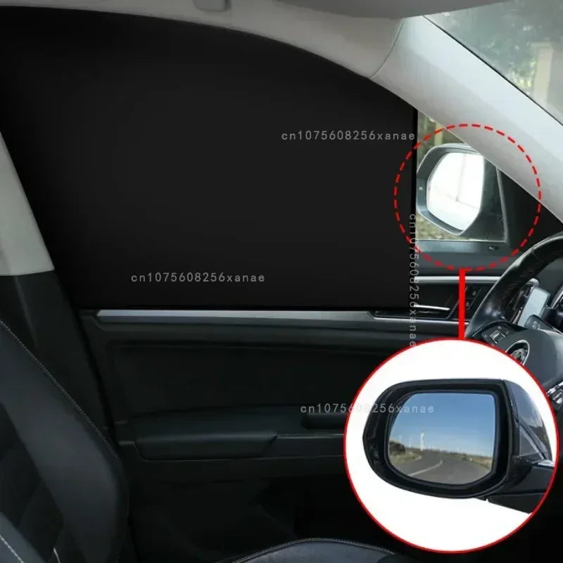Magnetic Car Window Sunshades with UV Protection and Privacy Blackout