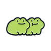 Cute Frog Enamel Pin with Sarcastic Quote