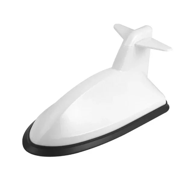 White shark fin car antenna signal booster with style