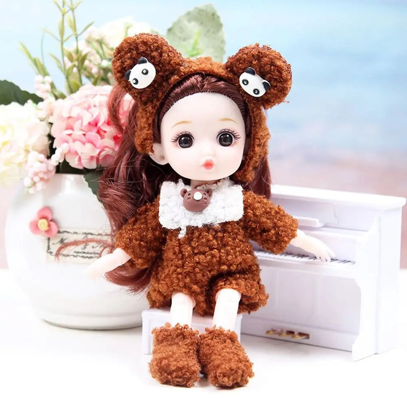 17cm Articulated Princess Doll with Accessories