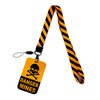 Retro Tape Design Lanyard with Card Holder