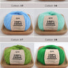 100% Organic Cotton Yarn for Knitting and Crocheting (2-Pack)