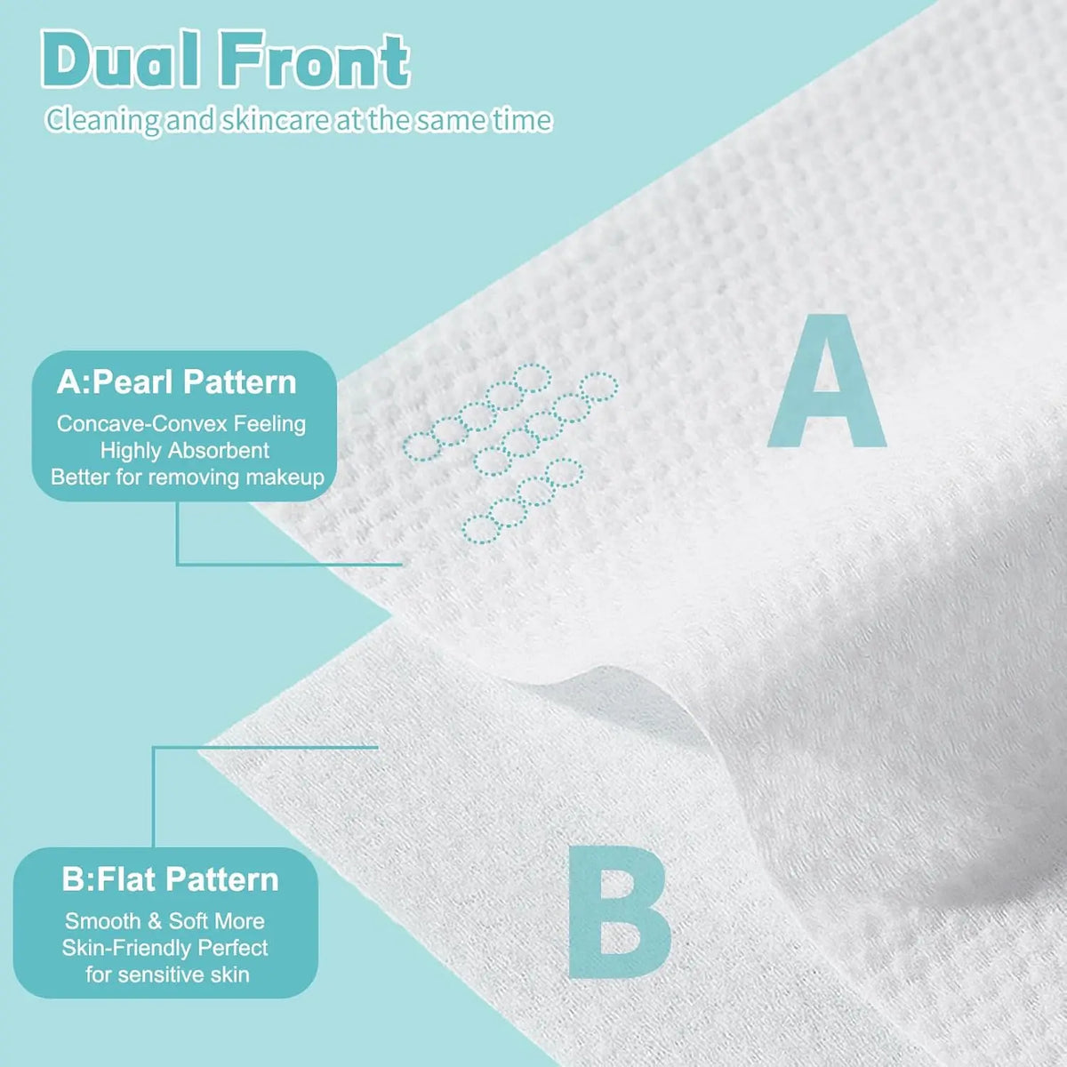 Soft Cotton Disposable Facial Towels for Sensitive Skin