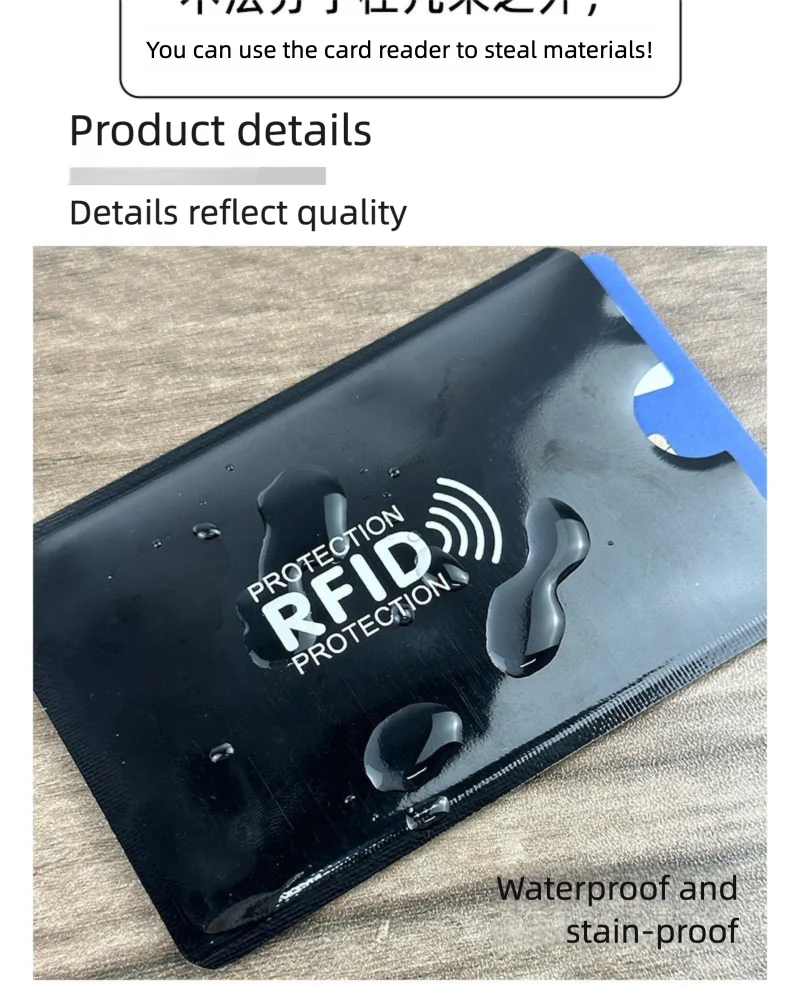 RFID Blocking Card Sleeves (Pack of 2)