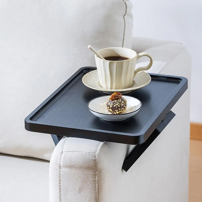 Bandeja de Brazalete para Sofá de Madera Plegable