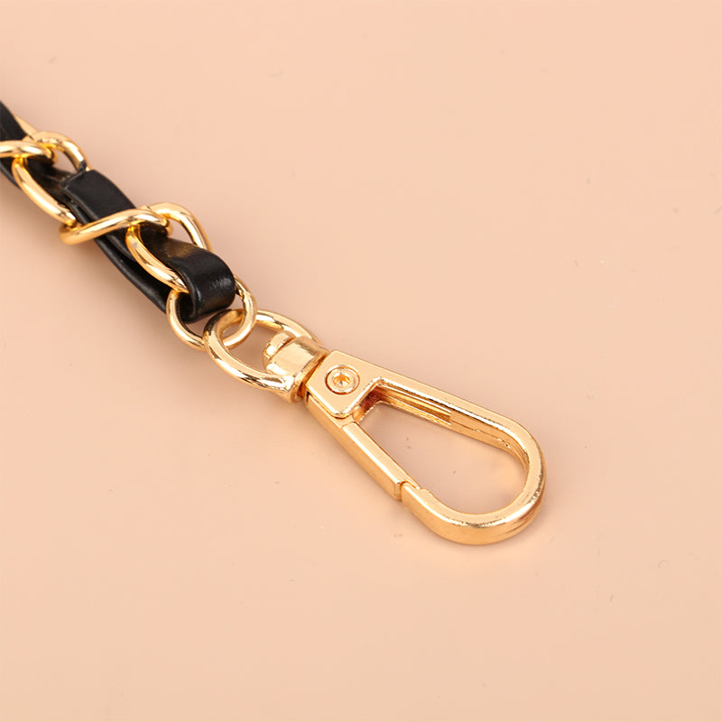120cm Leather-Trimmed Chain Bag Strap