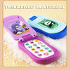Kids' Cartoon Flip Phone Toy with Music and Learning Games