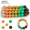 Soft Silicone Floral Beads for Jewelry Making