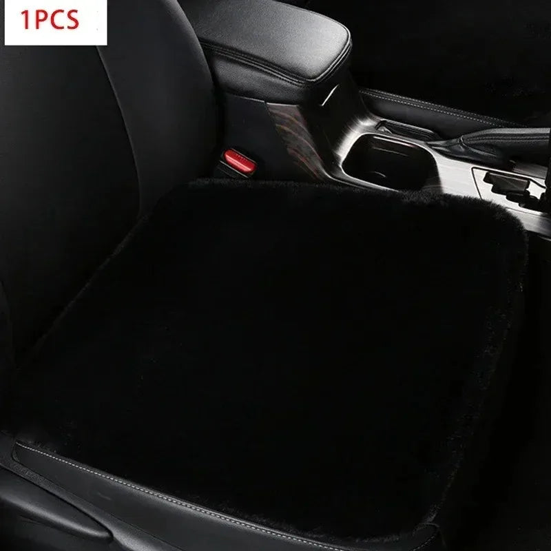 Plush Rabbit Fur Car Seat Cushion