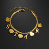 Personalized Double-Layer Name Anklet