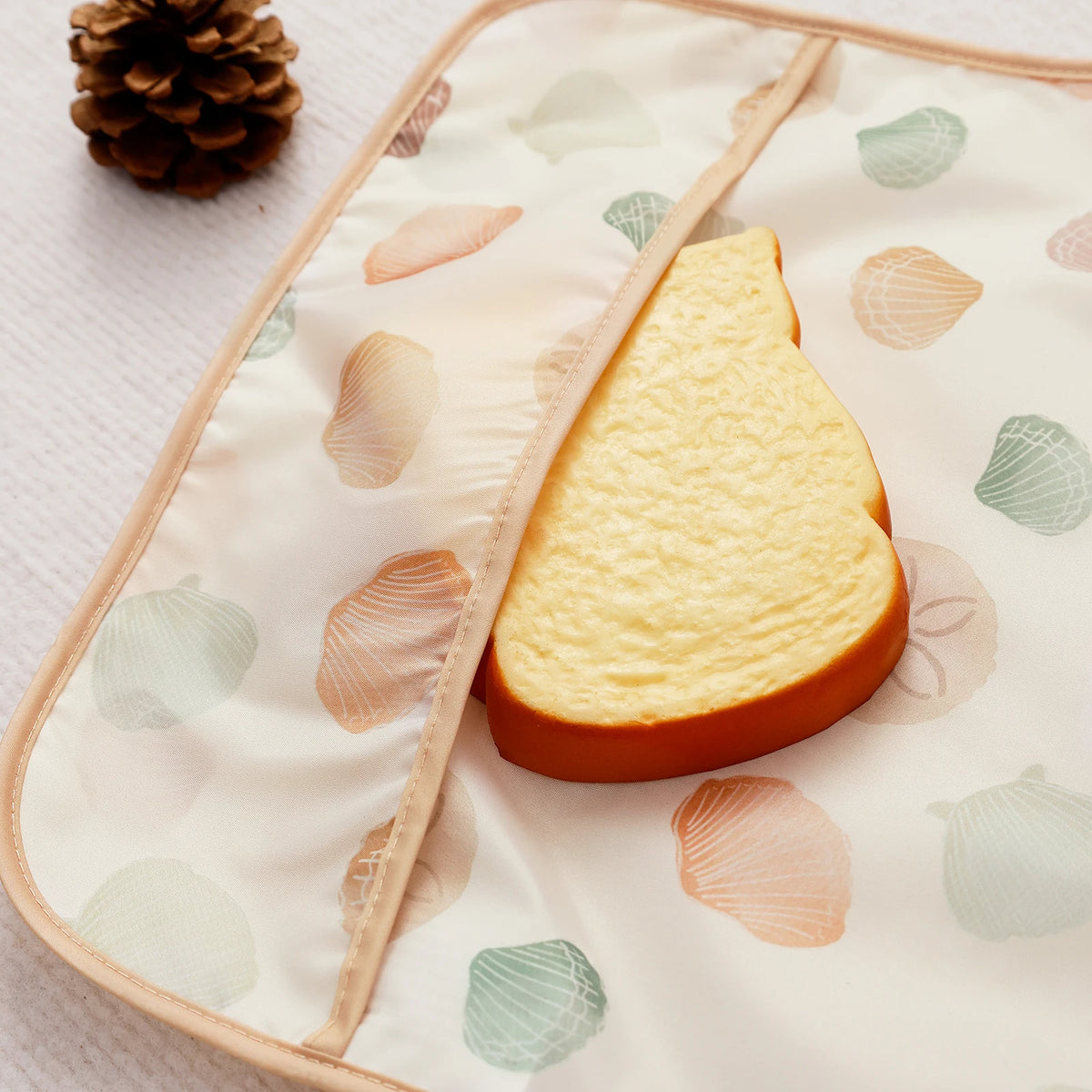 Waterproof Long-Sleeve Baby Bib with Catch-All Pocket
