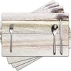 Floral Linen Placemats for Dining Table